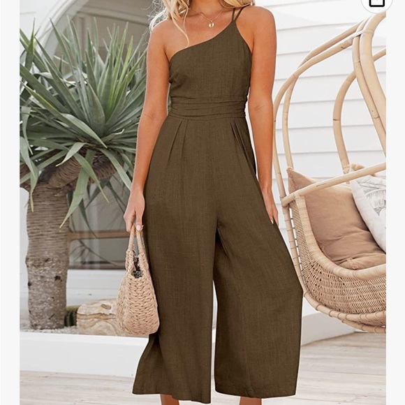 Anrabess wide leg jumpsuit. Size Small. - Picture 4 of 6